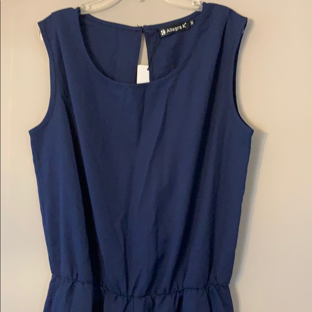 Navy Romper - Picture 2 of 7